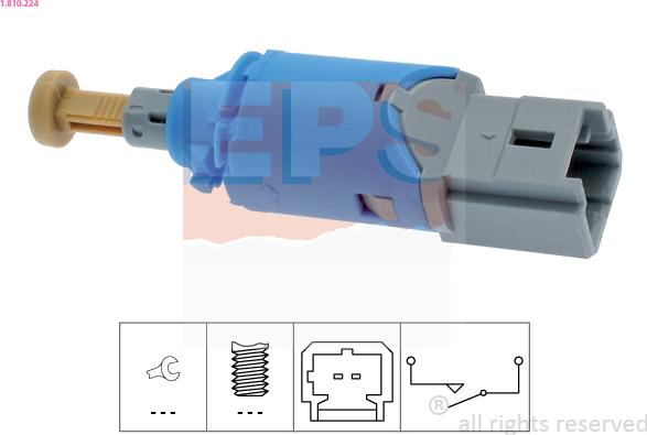 EPS 1.810.224 - Brake Light Switch / Clutch onlydrive.pro