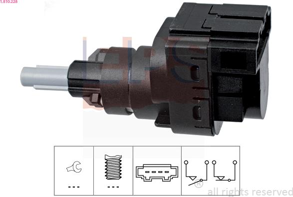 EPS 1.810.228 - Brake Light Switch / Clutch onlydrive.pro