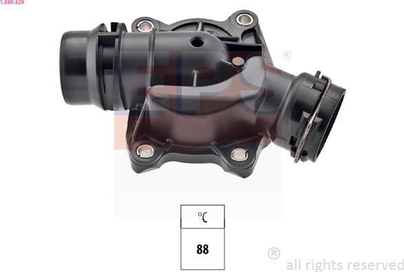 EPS 1.880.429 - Coolant thermostat / housing onlydrive.pro
