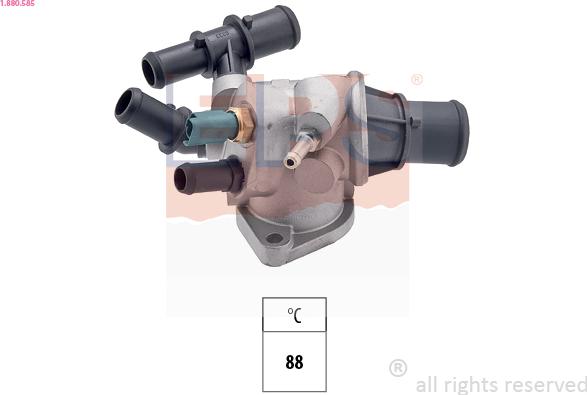 EPS 1.880.585 - Termostaat,Jahutusvedelik onlydrive.pro