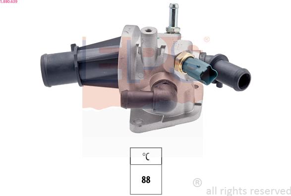 EPS 1.880.639 - Coolant thermostat / housing onlydrive.pro