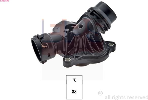 EPS 1.880.636 - Coolant thermostat / housing onlydrive.pro