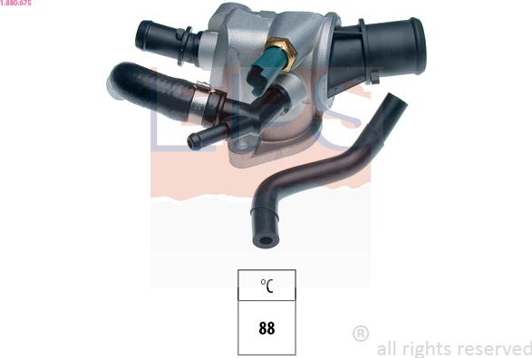 EPS 1.880.675 - Coolant thermostat / housing onlydrive.pro
