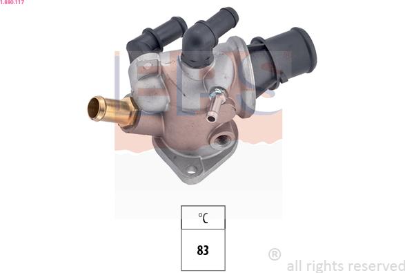 EPS 1.880.117 - Coolant thermostat / housing onlydrive.pro