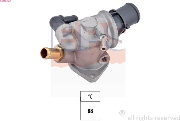 EPS 1.880.122 - Coolant thermostat / housing onlydrive.pro