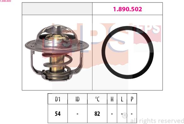 EPS 1.880.800 - Coolant thermostat / housing onlydrive.pro