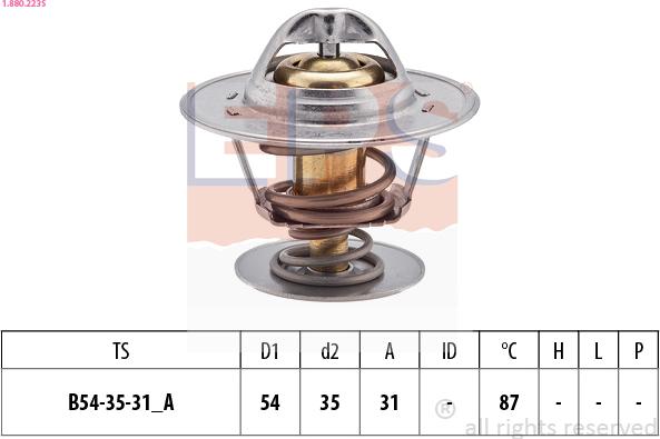 EPS 1.880.223S - Coolant thermostat / housing onlydrive.pro