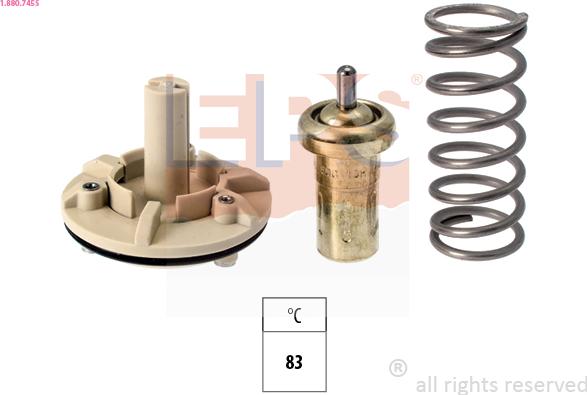 EPS 1.880.745S - Coolant thermostat / housing onlydrive.pro