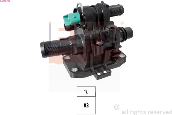 EPS 1.880.708 - Coolant thermostat / housing onlydrive.pro