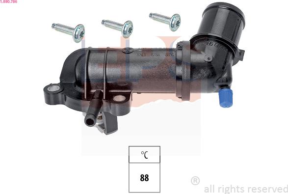 EPS 1.880.786 - Coolant thermostat / housing onlydrive.pro