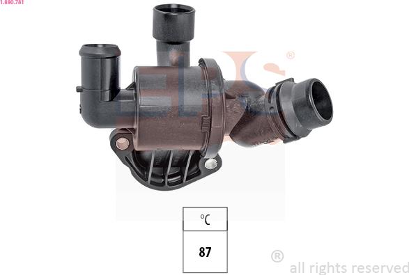 EPS 1.880.781 - Coolant thermostat / housing onlydrive.pro