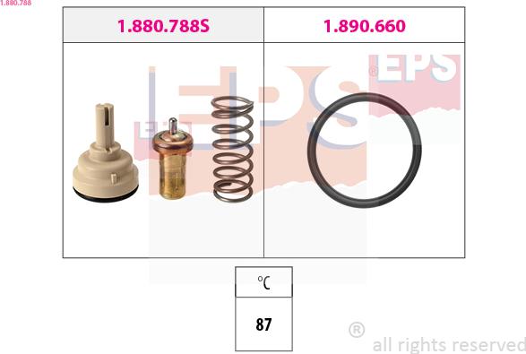 EPS 1.880.788 - Термостат охлаждающей жидкости / корпус onlydrive.pro