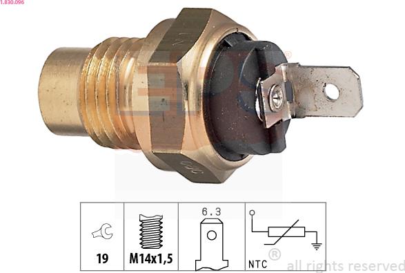 EPS 1.830.096 - Sensor, oil temperature onlydrive.pro