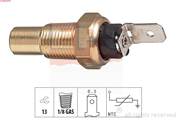 EPS 1.830.079 - Sensor, coolant temperature onlydrive.pro