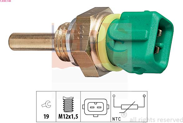 EPS 1.830.148 - Sensor, coolant temperature onlydrive.pro