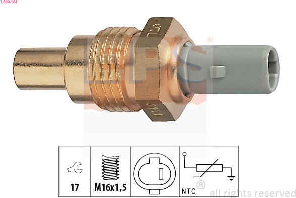 EPS 1.830.161 - Sensor, coolant temperature onlydrive.pro