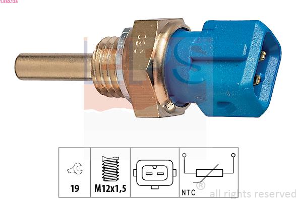 EPS 1.830.128 - Sensor, oil temperature onlydrive.pro