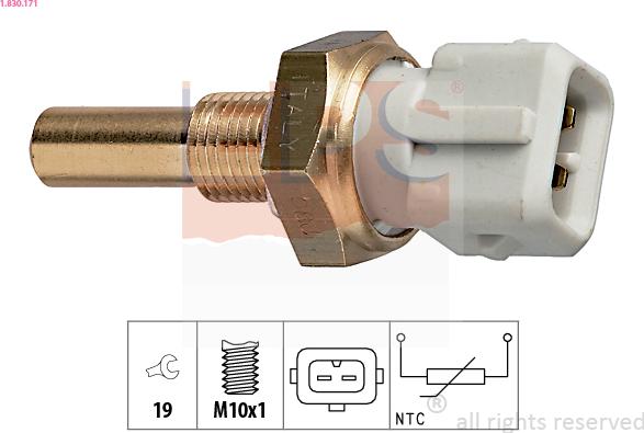 EPS 1.830.171 - Sensor, coolant temperature onlydrive.pro