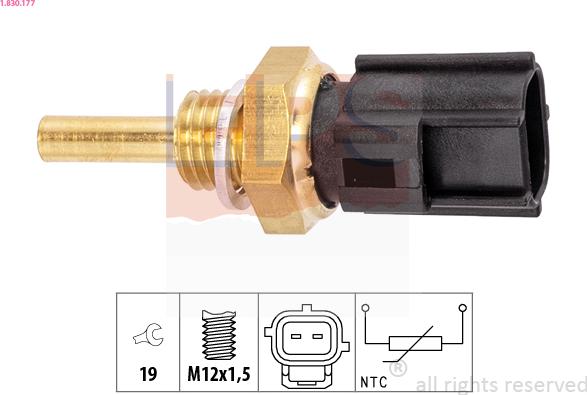 EPS 1.830.177 - Sensor, oil temperature onlydrive.pro