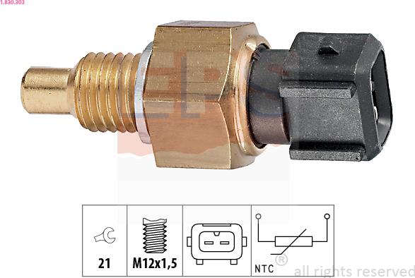 EPS 1.830.303 - Sensor, coolant temperature onlydrive.pro