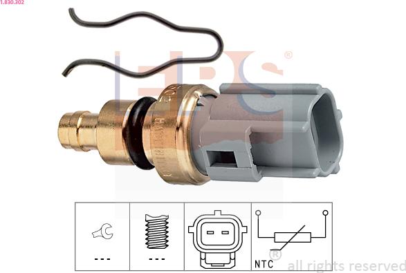 EPS 1.830.302 - Sensor, coolant temperature onlydrive.pro