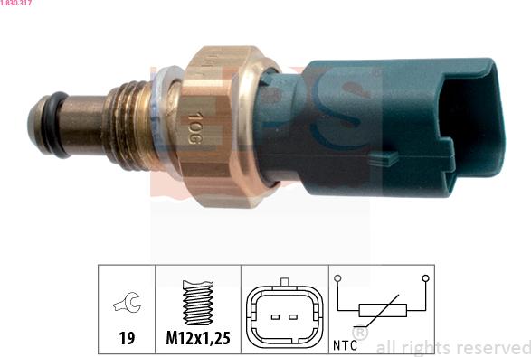 EPS 1.830.317 - Andur,Jahutusvedeliku temp. onlydrive.pro