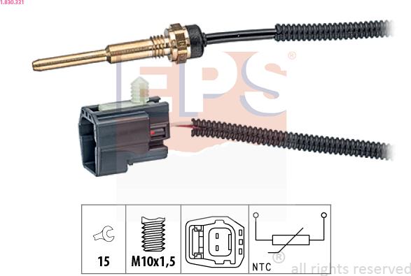 EPS 1.830.331 - Sensor, coolant temperature onlydrive.pro