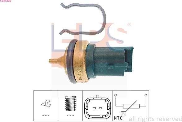 EPS 1.830.328 - Sensor, coolant temperature onlydrive.pro