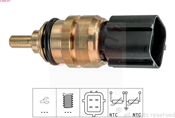 EPS 1.830.371 - Sensor, coolant temperature onlydrive.pro