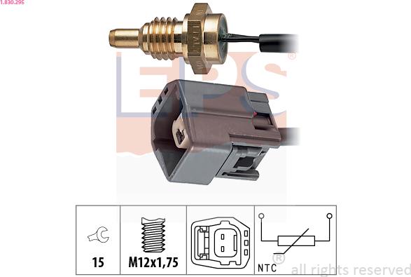 EPS 1.830.295 - Sensor, coolant temperature onlydrive.pro