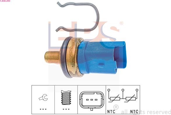 EPS 1.830.293 - Sensor, coolant temperature onlydrive.pro