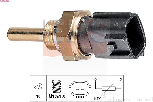 EPS 1.830.225 - Sensor, oil temperature onlydrive.pro