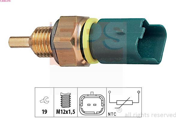 EPS 1.830.276 - Sensor, coolant temperature onlydrive.pro