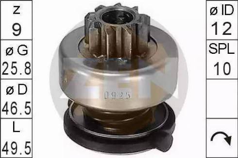 ERA 225418 - Bendix, starter pinion onlydrive.pro