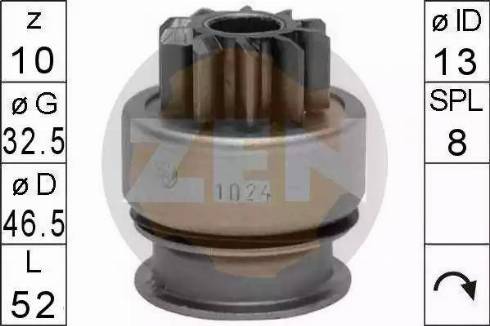 ERA 225482 - Bendix, starter pinion onlydrive.pro