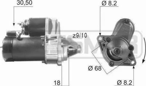 BOSCH 0 986 017 121 - Starter onlydrive.pro