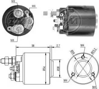 ERA 227511 - Тяговое реле, соленоид, стартер onlydrive.pro