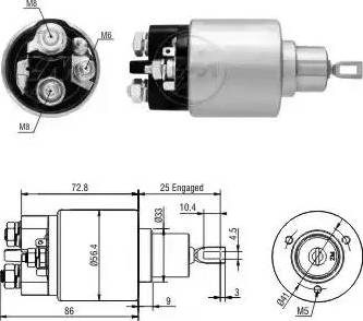 ERA 227526 - Solenoidinis jungiklis, starteris onlydrive.pro