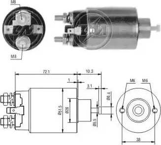 ERA 227669 - Solenoid Switch, starter onlydrive.pro