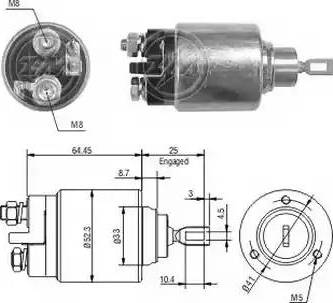 ERA 227258 - Solenoid Switch, starter onlydrive.pro