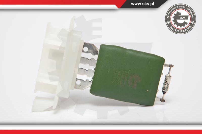 Esen SKV 95SKV063 - Resistor, interior blower onlydrive.pro