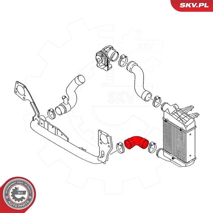 Esen SKV 43SKV453 - Kompresoriaus padavimo žarna onlydrive.pro