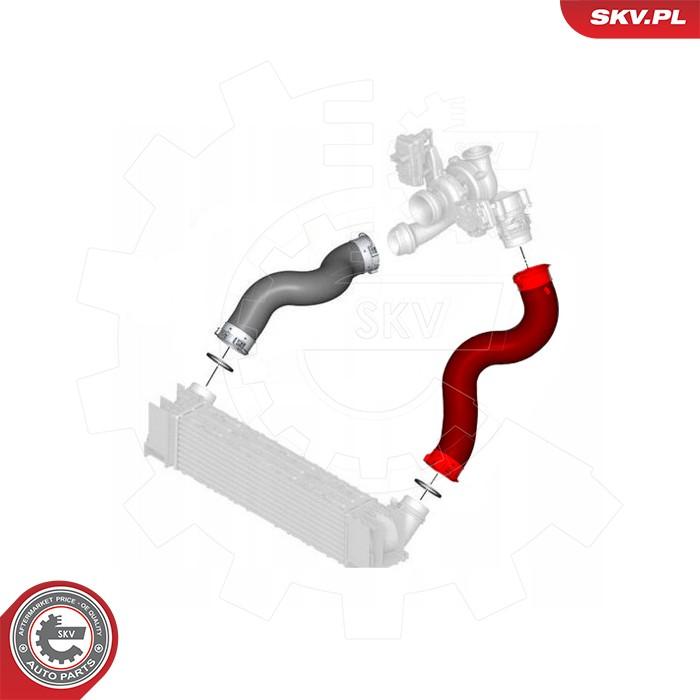 Esen SKV 43SKV431 - Charger Intake Air Hose onlydrive.pro