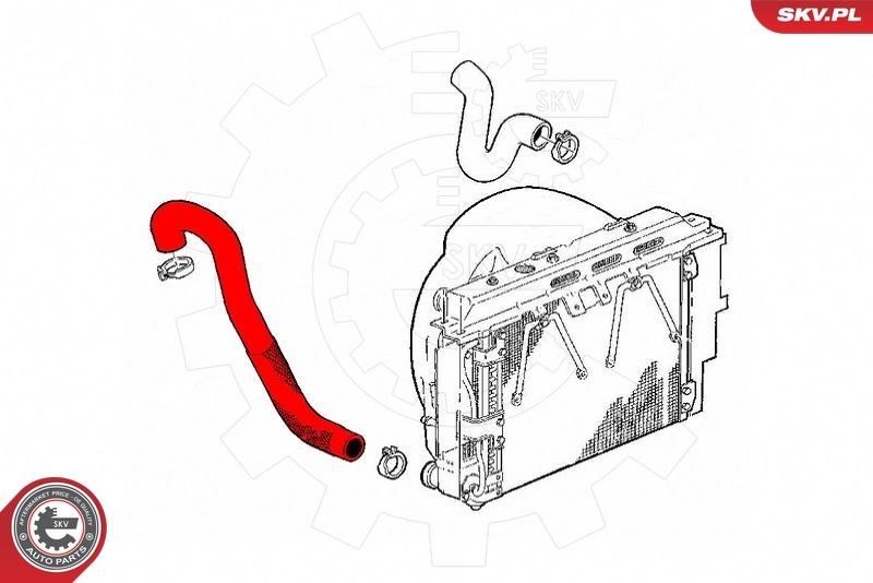 Esen SKV 43SKV354 - Charger Intake Air Hose onlydrive.pro