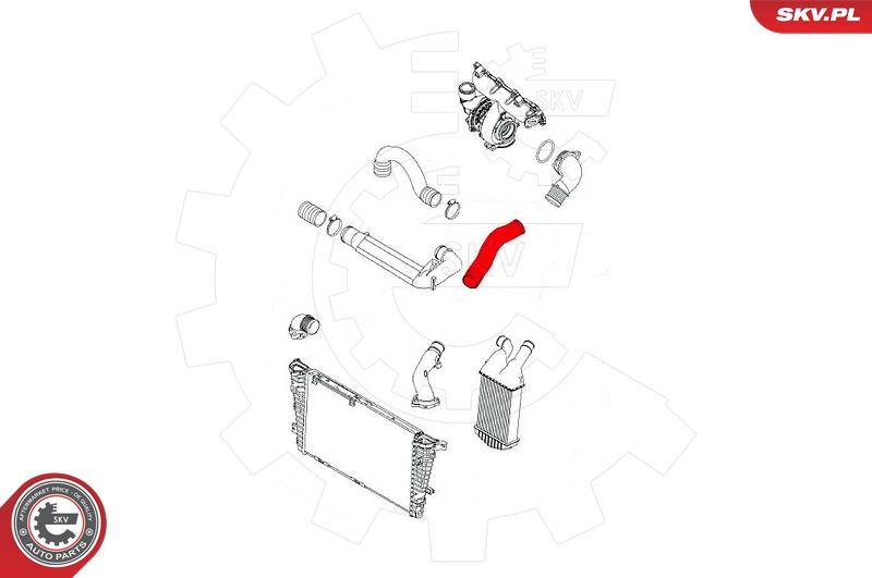 Esen SKV 43SKV369 - Charger Intake Air Hose onlydrive.pro