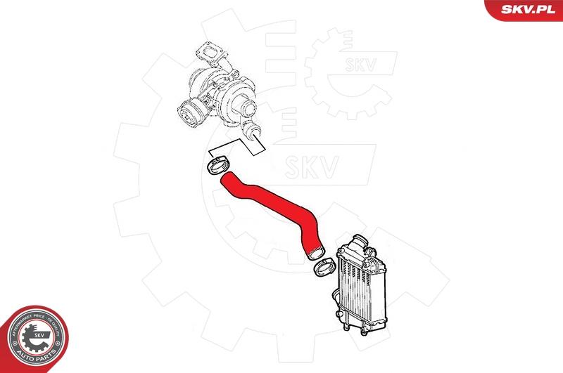 Esen SKV 43SKV368 - Charger Intake Air Hose onlydrive.pro