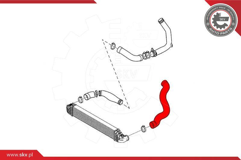 Esen SKV 43SKV260 - Kompresoriaus padavimo žarna onlydrive.pro