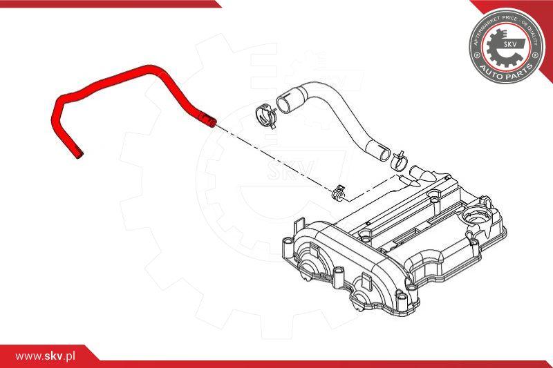 Esen SKV 43SKV224 - Шланг, вентиляция картера onlydrive.pro