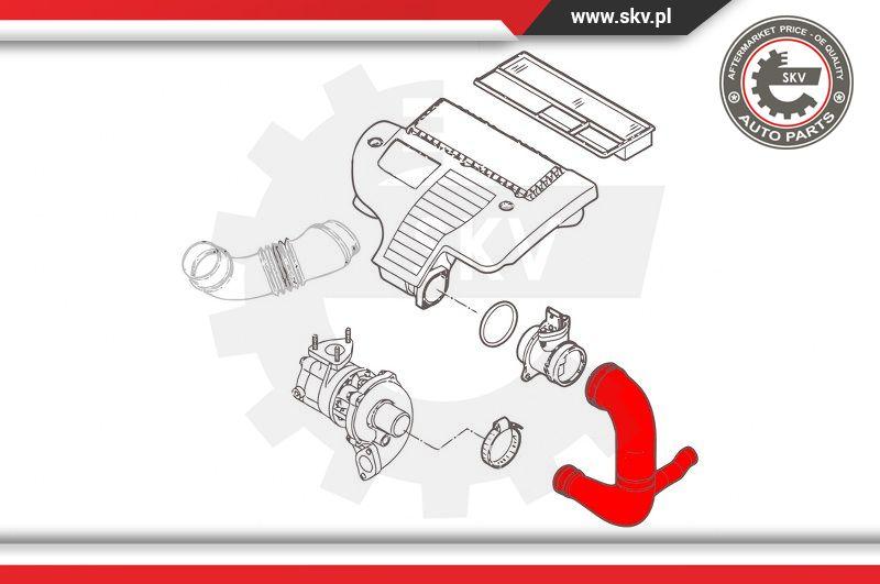Esen SKV 43SKV226 - Pūtes sistēmas gaisa caurule onlydrive.pro