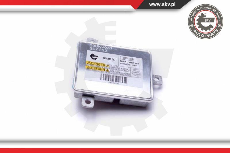 Esen SKV 59SKV036 - Control Unit, lights onlydrive.pro